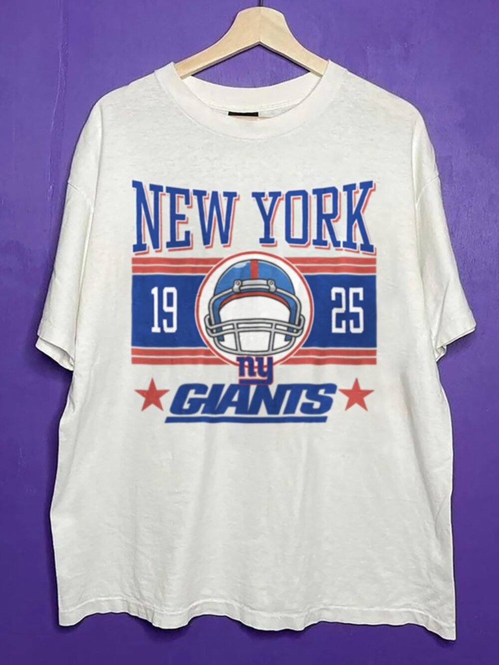 1925 Vintage New York Giants Football Shirt, 90s NFL New York Giants Shirt Tee